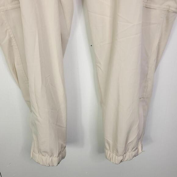 Old Navy Pants WOmens XL Stretch Tech Pull On Joggers Cargo Athleisure Cream - Picture 3 of 9